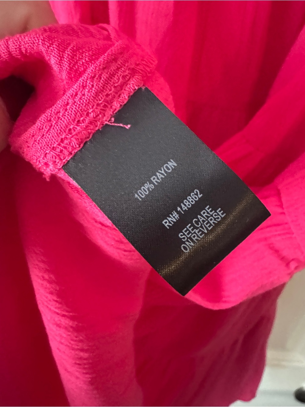 NEW Torrid Fuchsia V-Neck Tiered Tunic Dress, 1X - Picture 4 of 8